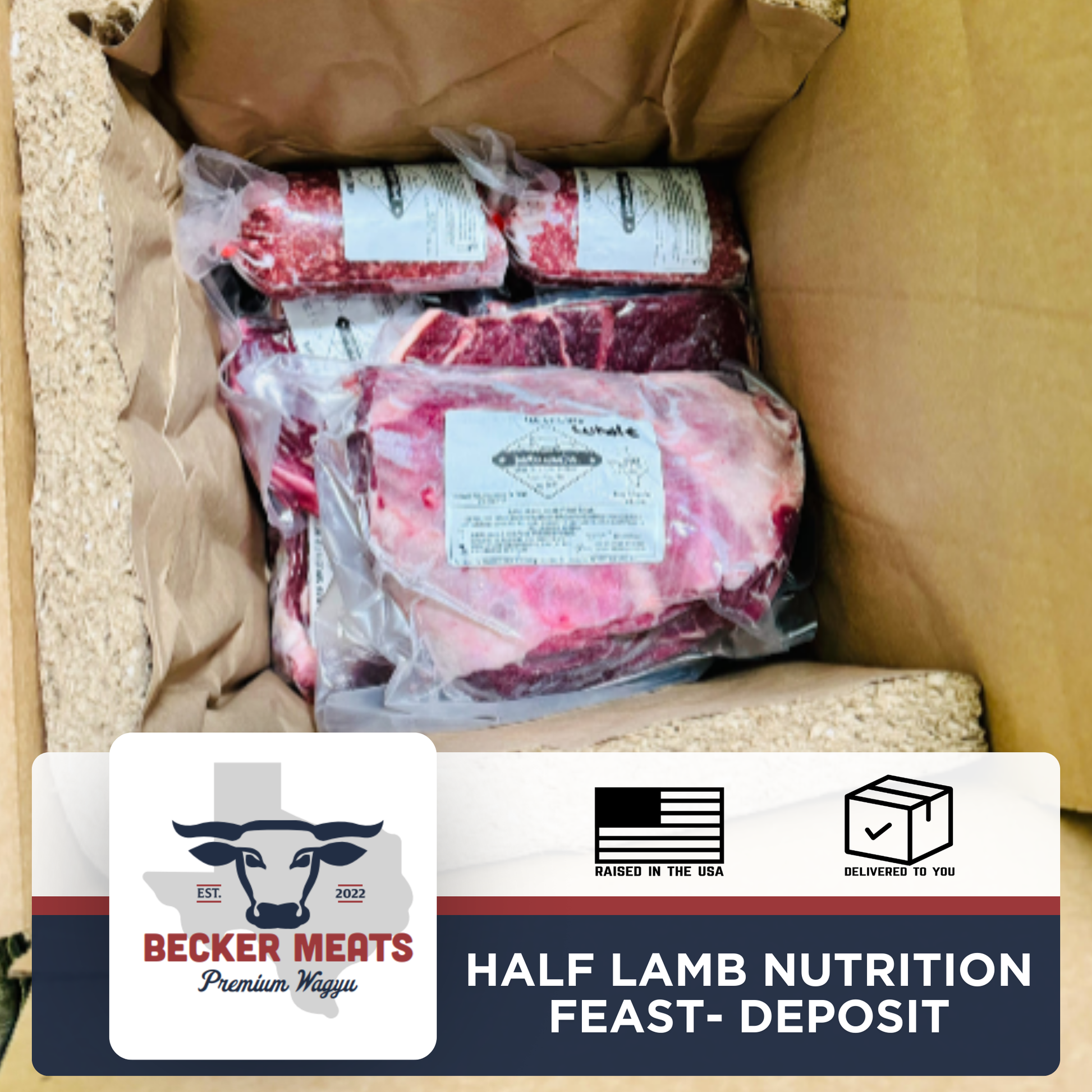 Halft lamb nutrition feast- deposit