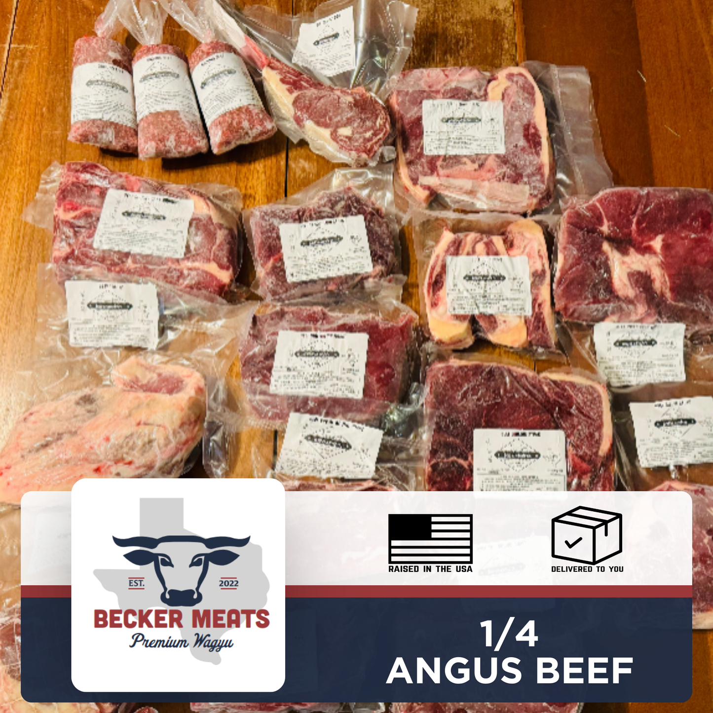 1/4 Angus Beef 90lbs